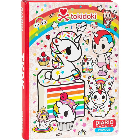 DIARIO 12 MESI STANDARD TOKIDOKI ROSSO