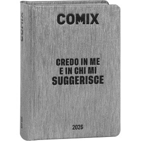 AGENDA 16 MESI COMIX STANDARD GEAR BLACK 