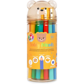 PASTELLI TEDDY BEAR CONF.24PZ CON TEMPERAMATITE LEGAMI