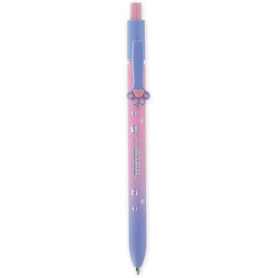 PENNA SFERA A SCATTO BLU -MEOW KITTY LEGAMI