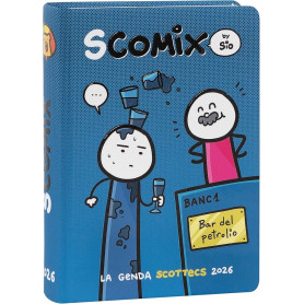 AGENDA 16 MESI MEDIUM SCOMIX PETROLIO 