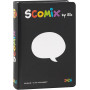 AGENDA 16 MESI MEDIUM SCOMIX BLACK 