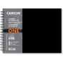 SKETCHBOOK CM27,9X21,6 GR100 PG.160 NERO CANSON