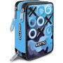 ASTUCCIO 3 ZIP GIOTTO TRIS AZZURRO 