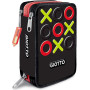 ASTUCCIO 3 ZIP GIOTTO TRIS NERO 