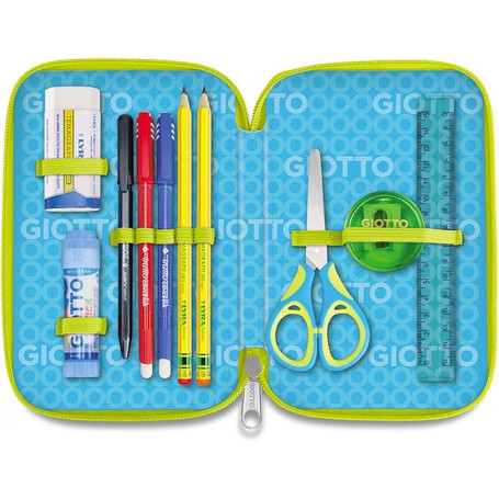 ASTUCCIO 3 ZIP GIOTTO SUPER CRYSTAL ROSA