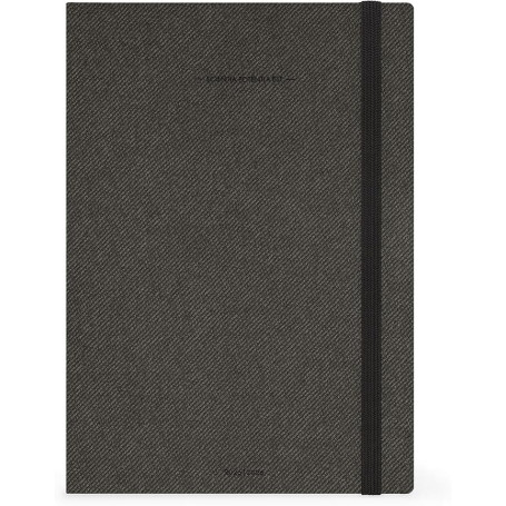 AGENDA DEL DOCENTE 13 MESI LARGE DEEP GRAPHITE LEGAMI