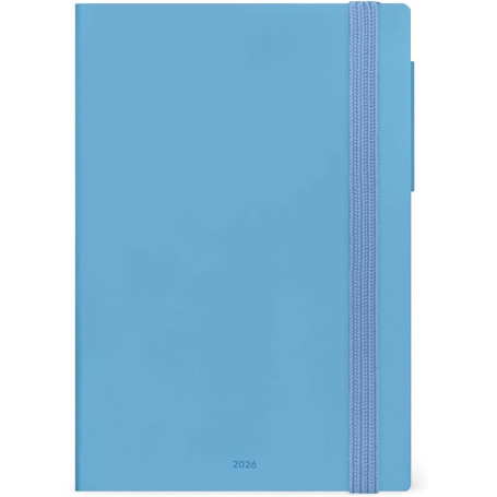 AGENDA 12 MESI GIORNALIERA MEDIUM RETRO BLUE CM12X18 LEGAMI