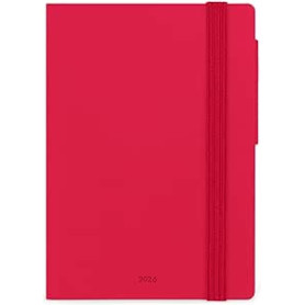 AGENDA 12 MESI GIORNALIERA SMALL ROSSO CM9,5X13,5 LEGAMI
