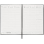 AGENDA 12 MESI SETTIMANALE MAXI DEEP GRAPHITE CM19,5X26,5 LEGAMI