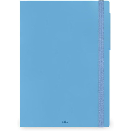 AGENDA 12 MESI SETTIMANALE MAXI RETRO BLUE CM19,5X26,5 LEGAMI