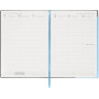 AGENDA 12 MESI SETTIMANALE MAXI RETRO BLUE CM19,5X26,5 LEGAMI