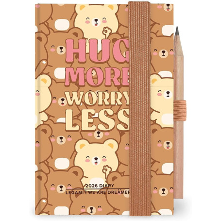 AGENDA 12 MESI BIGIORNALIERA MINI TEDDY BEAR LEGAMI