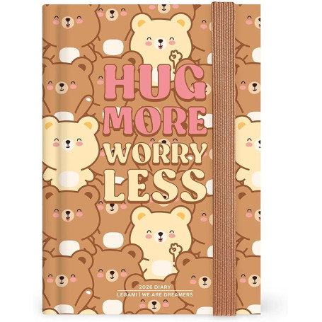 AGENDA 12 MESI GIORNALIERA SMALL PHOTO TEDDY BEAR CM9,5X13,5 LEGAMI