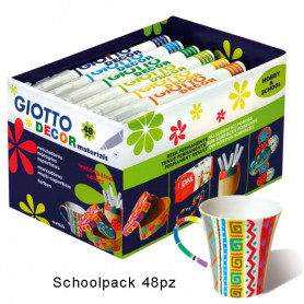 GIOTTO DECOR MATERIALS SCHOOLPACK 48 PZ 