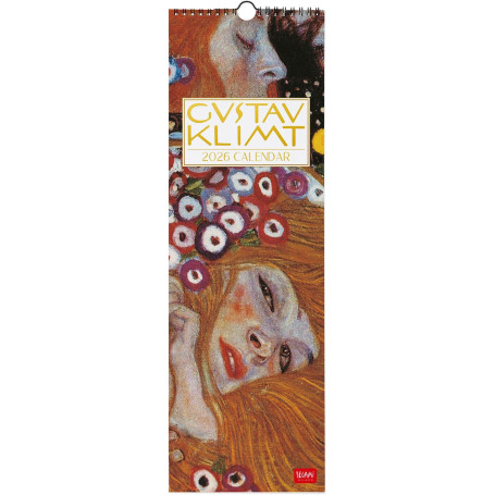 CALENDARIO DA PARETE 2026-GUSTAV KLIMT CM16X49 LEGAMI