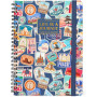 DIARIO 16 MESI MEDIUM SPIRALATO TRAVEL WEEKLY LEGAMI