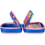 ASTUCCIO 1ZIP COCCOLOTTI LOVE AZZURRO COLOURBOOK