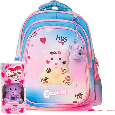 ZAINO ORGANIZZATO COCCOLOTTI LOVE ROSA COLOURBOOK