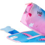 BUSTINA GRANDE 1ZIP COCCOLOTTI LOVE ROSA COLOURBOOK