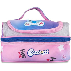 LUNCH BAG COCCOLOTTI LOVE AZZURRO COLOURBOOK