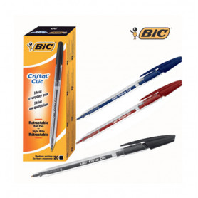 PENNA BIC CRISTAL CLIC NERA 