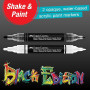 MARCATORE ACRILICO SHAKE&PAINT FABER- CASTELL DOPPIA PUNTA