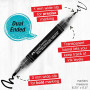 MARCATORE ACRILICO SHAKE&PAINT FABER- CASTELL DOPPIA PUNTA