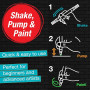 MARCATORE ACRILICO SHAKE&PAINT FABER- CASTELL DOPPIA PUNTA