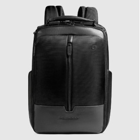 ZAINO DA VIAGGIO PORTA PC E IPAD IN NYLON E PELLE