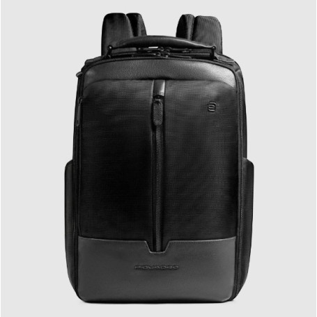 ZAINO DA VIAGGIO PORTA PC E IPAD IN NYLON E PELLE