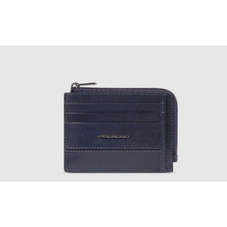 BUSTINA PORTAMONETE E DOCUMENTI IN PELLE