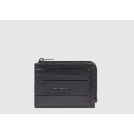 BUSTINA PORTAMONETREE PORTA CARTE IN PELLE