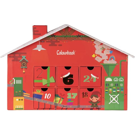 CALENDARIO DELL'AVVENTO LA FABBRICA DEGL ELFI COLOURBOOK