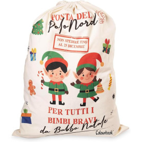 SACCO BABBO NATALE COLOURBOOK 