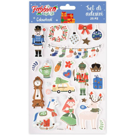 STICKERS NATALE CONF.25PZ COLOURBOOK 