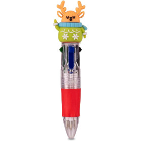 MINI PENNA 4 COLORI NATALE COLOURBOOK 