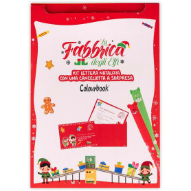 LETTERINA BABBO NATALE KIT COLOURBOOK 