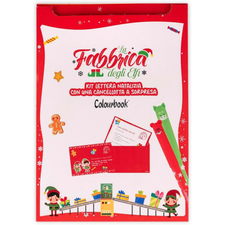 LETTERINA BABBO NATALE KIT COLOURBOOK 