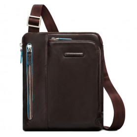 BORSELLO PORTA IPAD DOPPIA TASCA FRONTALE IN PELLE