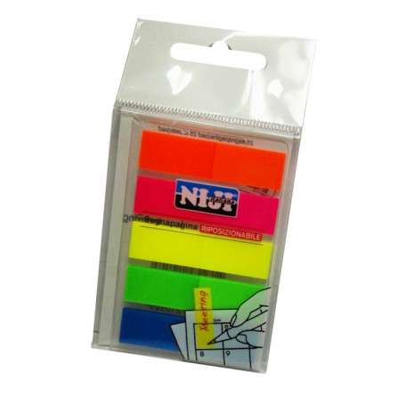 SEGNA PAGINA STICK'N NEON 5COLORI 