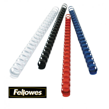 DORSO PLASTICO DIAM.12MM NERO CONF.100PZ