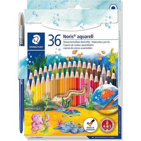 PASTELLI NORIS ACQUERELLABILE STAEDTLER CONF.36PZ