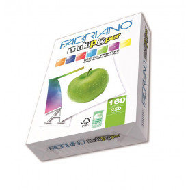 RISMA CARTA MULTIPAPER A3 160GR BIANCO FABRIANO