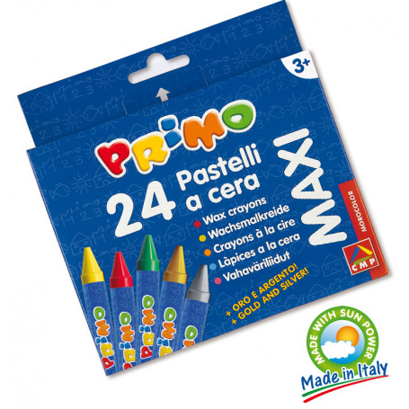 PASTELLI A CERA PRIMO 24PZ MAXI CMP 