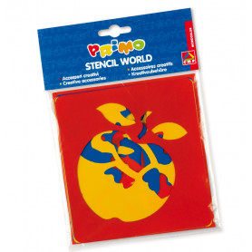 STENCIL SET 6PZ / FRUTTA CMP 