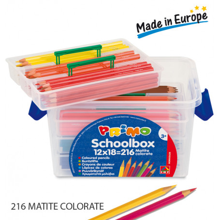 SCHOOLBOX 216 MATITE COLORATE CMP