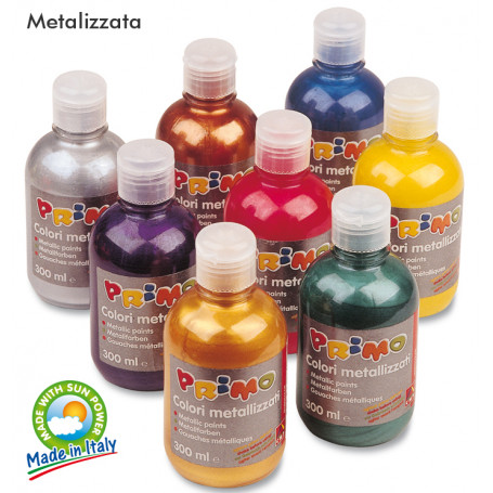 TEMPERA METALLIZATA 300ML ROSSO CMP 