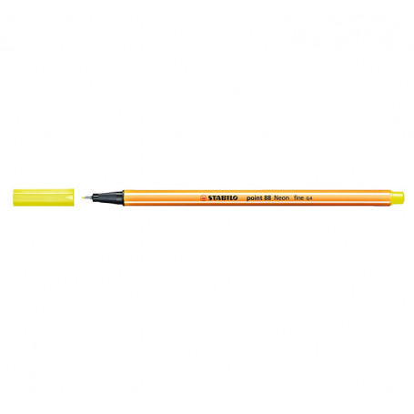 PENNA STABILO POINT88 0,4MM GIALLO NEON 