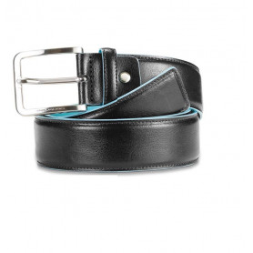 CINTURA UOMO 40MM CON FIBBIA QUADRATA IN PELLE